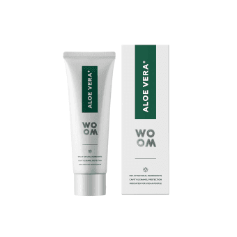 WOOM natūrali balinamoji dantų pasta ALOE VERA+, 75 ml