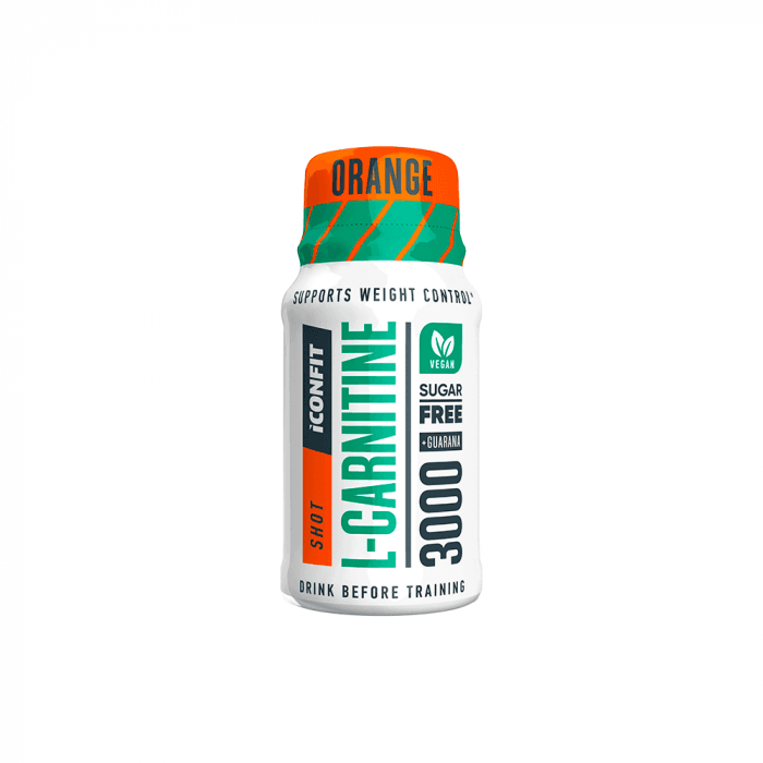 ICONFIT L-karnitino 3000 (shot'as) apelsinų skonio, 60 ml