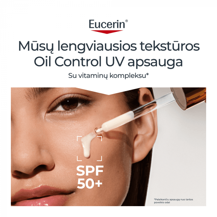 EUCERIN itin lengvas kasdienis serumas OIL CONTROL, SPF 50+, 30 ml-1