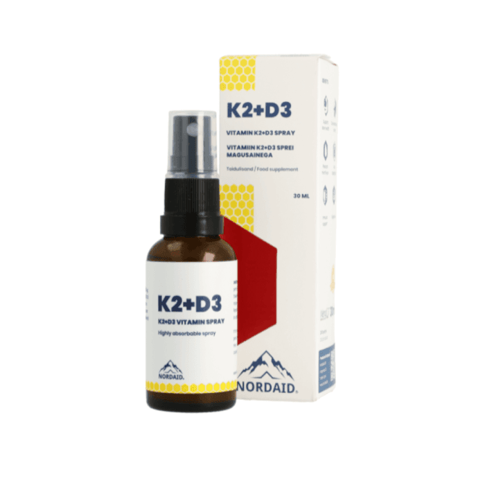NORDAID purškiami vitaminai K2+D3 SPRAY, 30 ml-1
