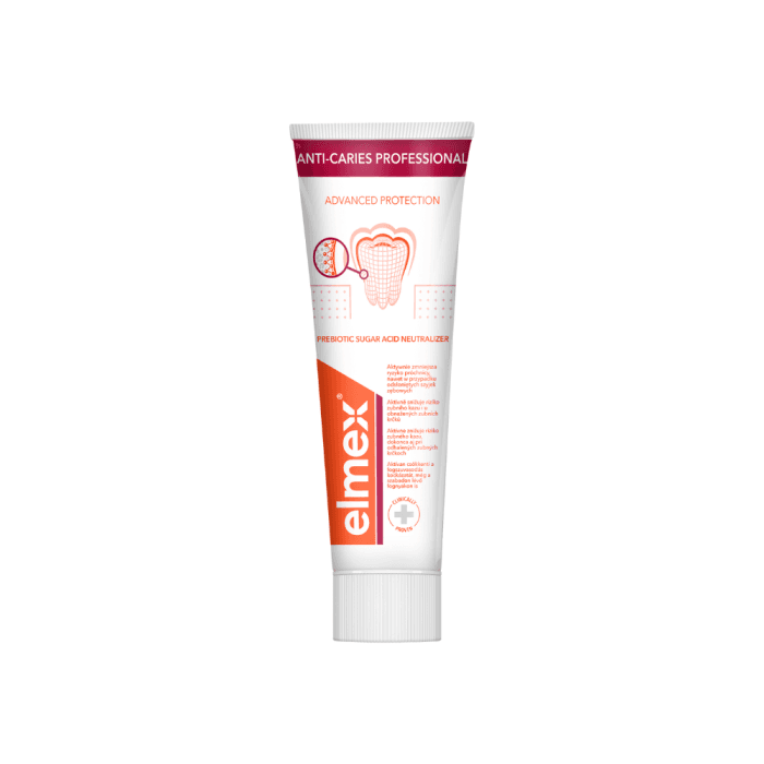 ELMEX dantų pasta apsaugai ANTI-CARIES PROFESSIONAL ADVANCED PROTECTION, nuo 7 metų, 75 ml-1
