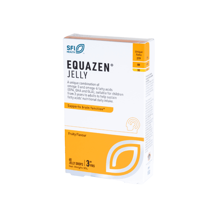 EQUAZEN JELLY guminukai, nuo 3 m., 60 guminukų