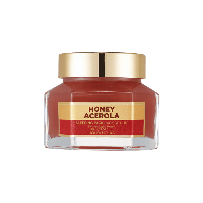 HOLIKA HOLIKA miego veido kaukė HONEY SLEEPING PACK (ACEROLA HONEY), 90 ml