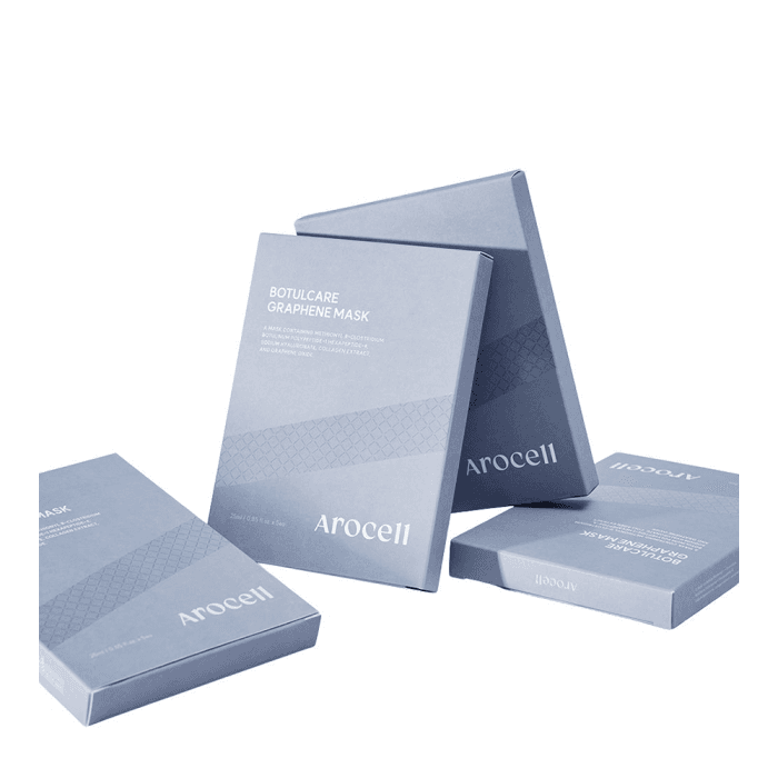 AROCELL veido kaukių rinkinys,  BOTULCARE GRAPHENE MASK, 5 vnt.,, 125 ml+5 vnt-2