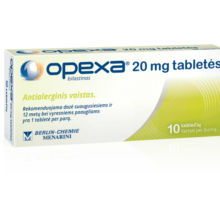 OPEXA, 20mg, Tabletės, N10