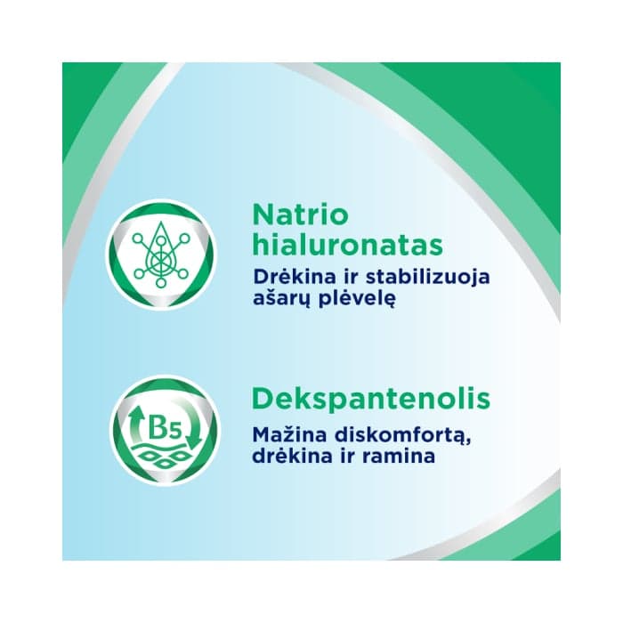 BEPANTHEN EYE akių lašai sausoms akims, 0,5ml x 20vnt. vnt.-2