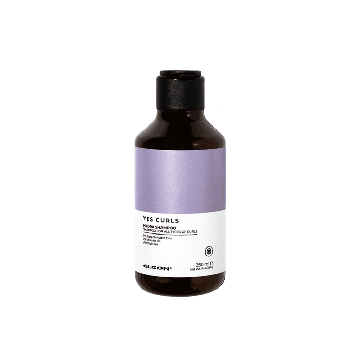 ELGON drėkinamasis šampūnas garbanotiems plaukams YES CURLS HYDRA SHAMPOO, 250 ml