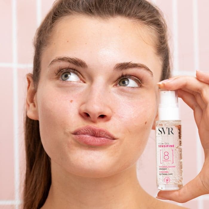 SVR veido gelis itin jautriai, alergiškai odai SENSIFINE AQUA-GEL, 40 ml-2