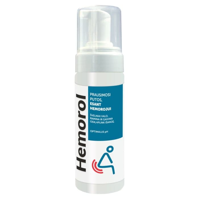 HEMOROL intymios higienos putos, 150 g
