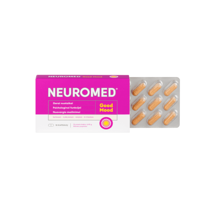 NEUROMED GOOD MOOD, nuo 12 m., 15 kapsulių-2