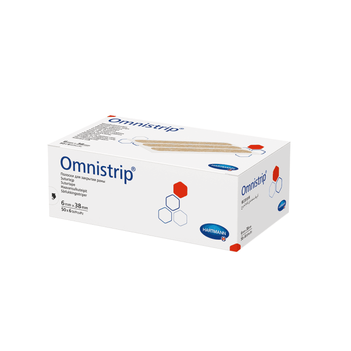 HARTMANN  žaizdą užverianti sterili juostelė OMNISTRIP, 6 x 38 mm, 6 vnt.-2