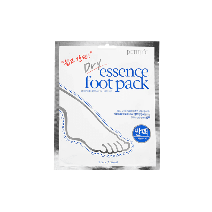 PETITFEE drėkinančios pėdų kaukės DRY ESSENCE FOOT PACK, 2 vnt.