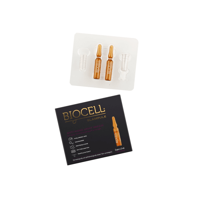 BIOCELL® glampule ANTI-AGING NIGHT REPAIR, 2 Ampulės-2