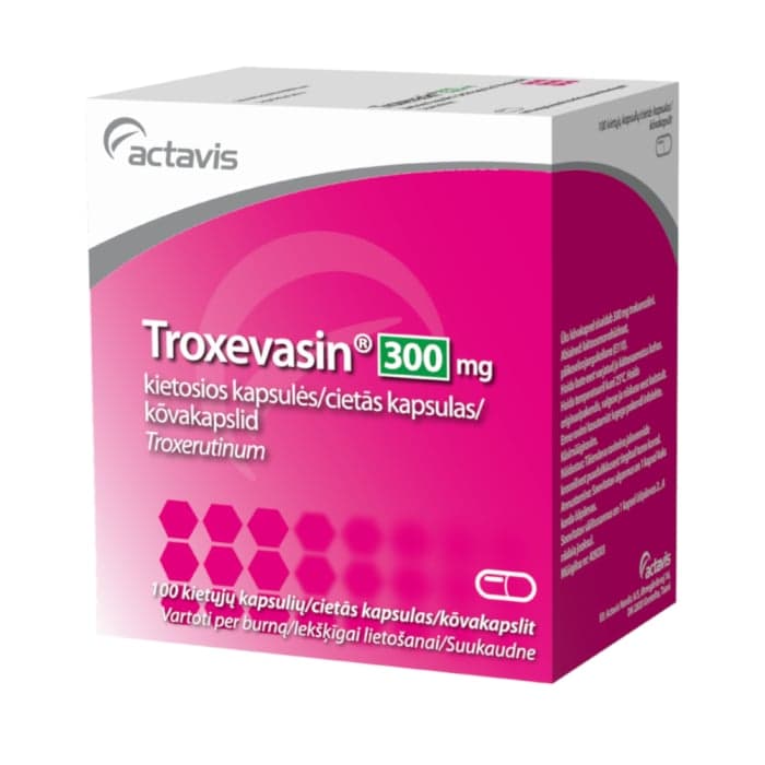 TROXEVASIN, kietosios kapsulės, N100