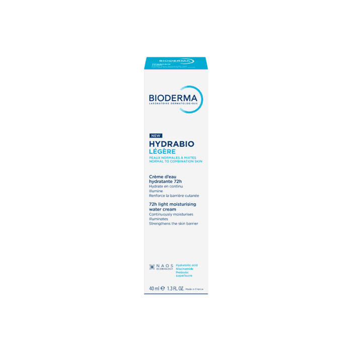 BIODERMA drėkinantis veido kremas normaliai, mišriai odai Hydrabio Légère, 40 ml-2