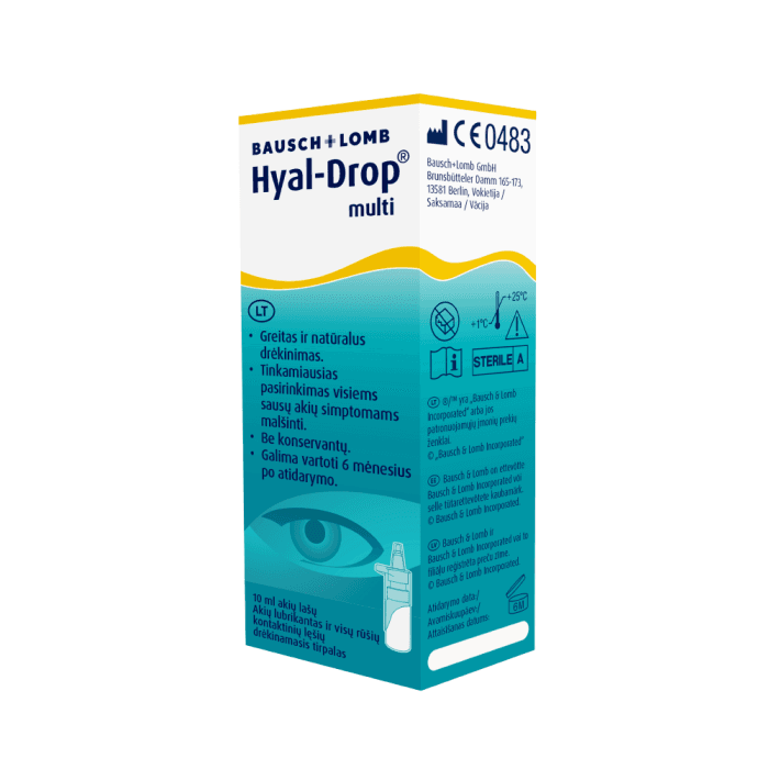 HYAL-DROP MULTI akių lašai, 10 ml-1
