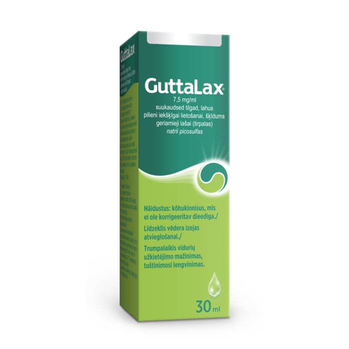 GUTTALAX, 30 ml, geriamieji lašai, tirpalas, N1