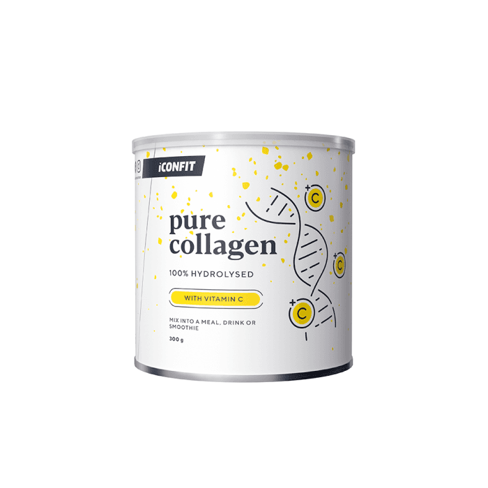 ICONFIT Kolagenas + Vitaminas C,  Nearomatizuotas, 300 g