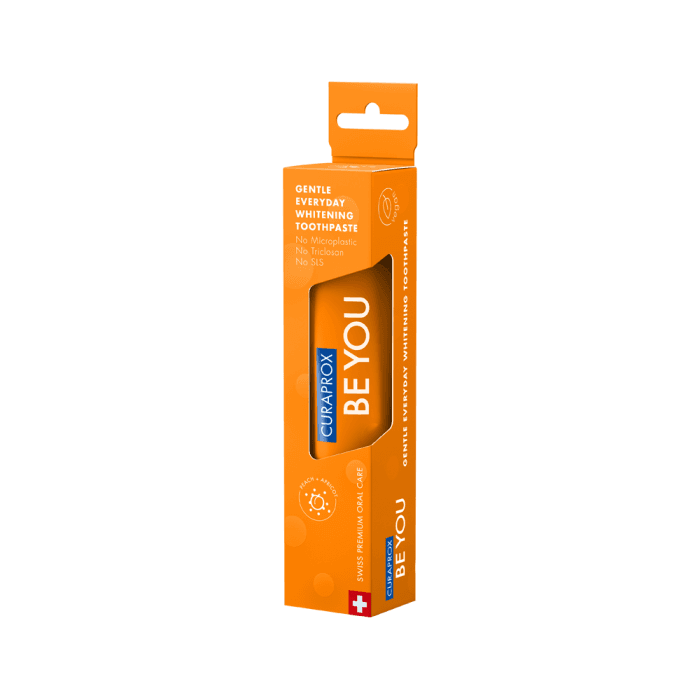 CURAPROX balinanti dantų pasta BE YOU, persikų, abrikosų ir mėtų skonio, nuo 6 m., 60 ml