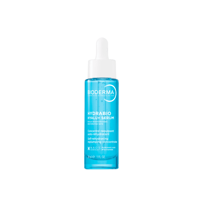 "BIODERMA Intensyviai drėkinantis, atkuriamasis koncentruotas serumas dehidratuotai odai HYDRABIO HYALU+ SERUM, 30 ml