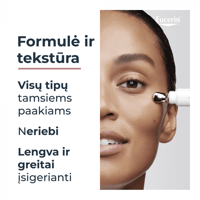 EUCERIN tamsius ratilus šviesinantis akių srities kremas ANTI-PIGMENT, 15 ml-2