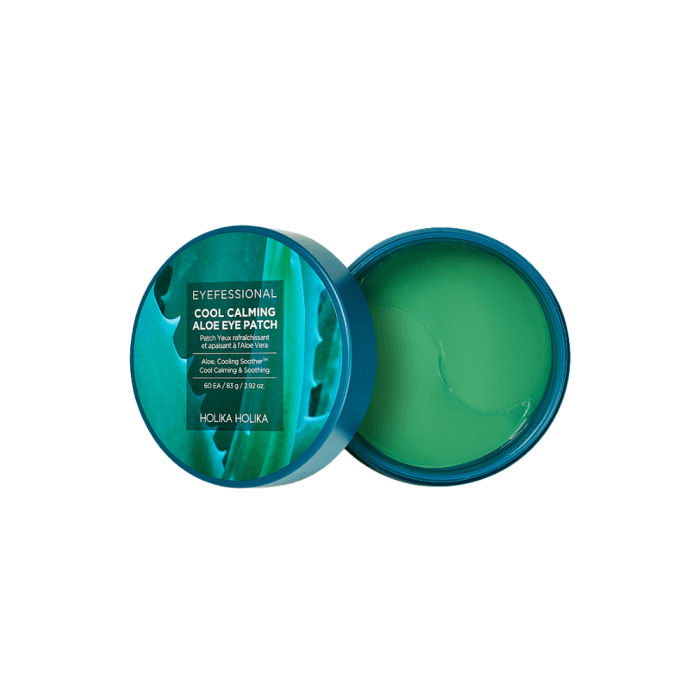 HOLIKA HOLIKA hidrogelio paakių pleistrai EYEFESSIONAL COOL CALMING ALOE EYE PATCH, 60 vnt.-1