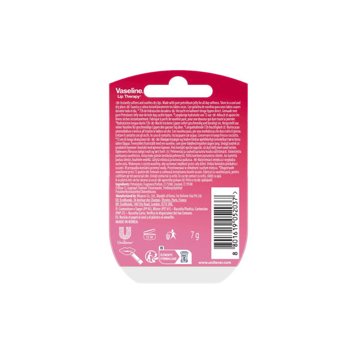 VASELINE lūpų balzamas Rosy Lips, 7 g-1