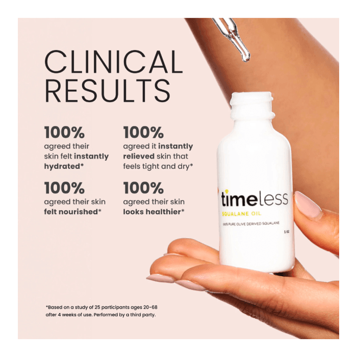 TIMELESS SKIN CARE skvalano aliejus lengvam drėkinimui 100 % PURE, 30 ml-2
