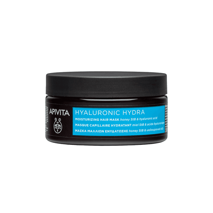 APIVITA, drėkinamoji kaukė plaukams HYALURONIC HYDRA, 200 ml