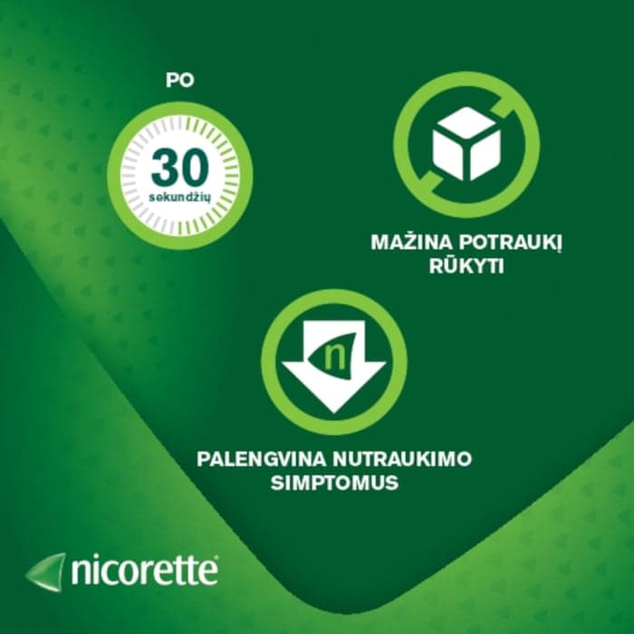 NICORETTE COOLMINT, 1mg/išpurškime, burnos gleivinės purškalas, N1-2