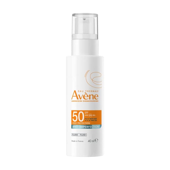 EAU THERMALE AVÈNE SUN ANTI-IMPERFECTION fluidas riebiai ir mišriai odai SPF50+, 40 ml-1