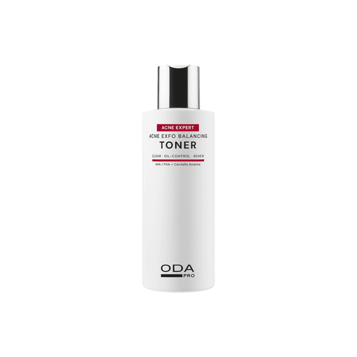 ODA PRO eksfolijuojantis ir balansuojantis tonikas riebiai ir spuoguotai odai ACNE EXPERT, 200 ml