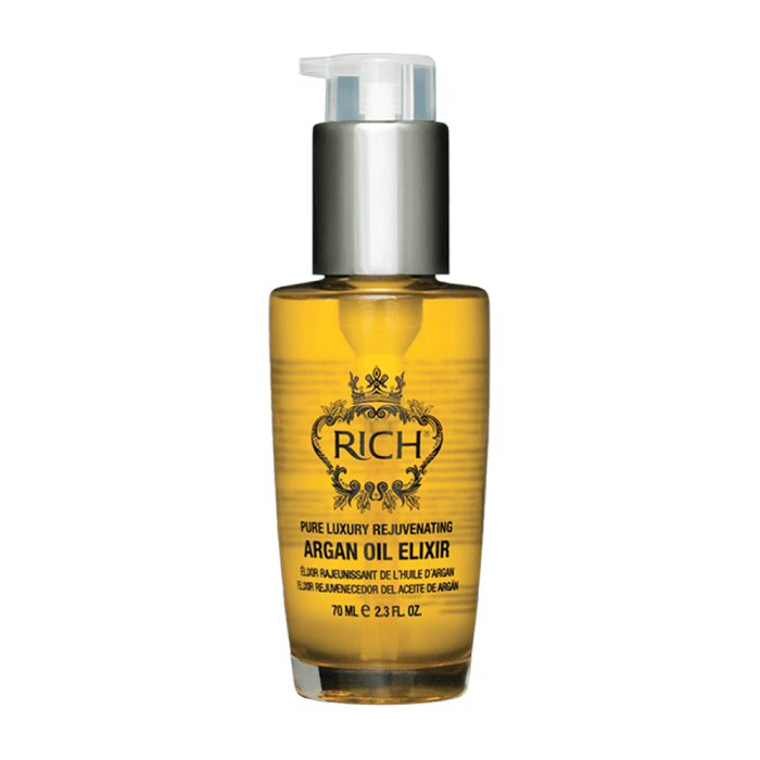 RICH plaukų eliksyras su argano aliejumi PURE LUXURY REJUVENATING ARGAN OIL, 70 ml