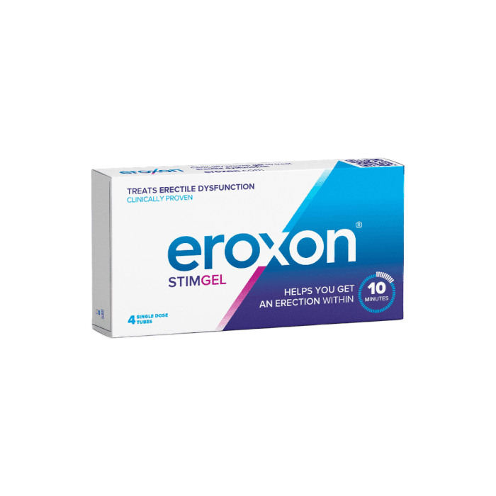 EROXON, gelis erekcijos sutrikimams N4, 4 vnt.