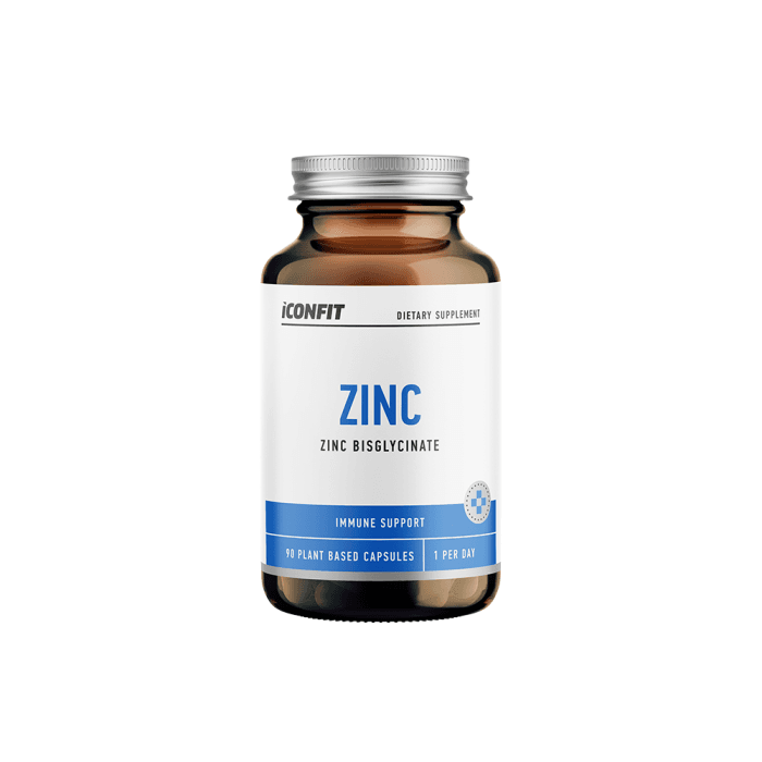 ICONFIT cinkas (bioaktyvus cinko diglicinatas), 25 MG, 90 kapsulių