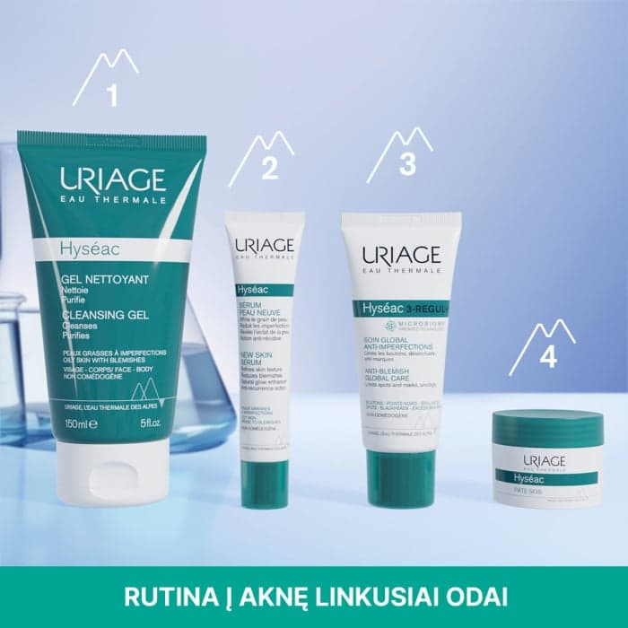 URIAGE veido pasta riebiai ir spuoguotai odai HYSEAC SOS, 15 g-2