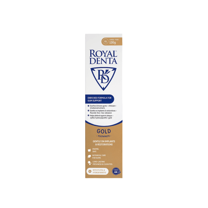 ROYAL DENTA dantų pasta su auksu dantenų stiprinimui GOLD, 130 g-2
