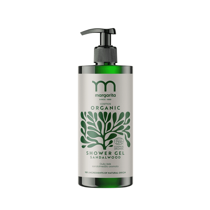 MARGARITA COSMOS ORGANIC dušo želė sandalmedžio aromato 400 ml, 400 ml