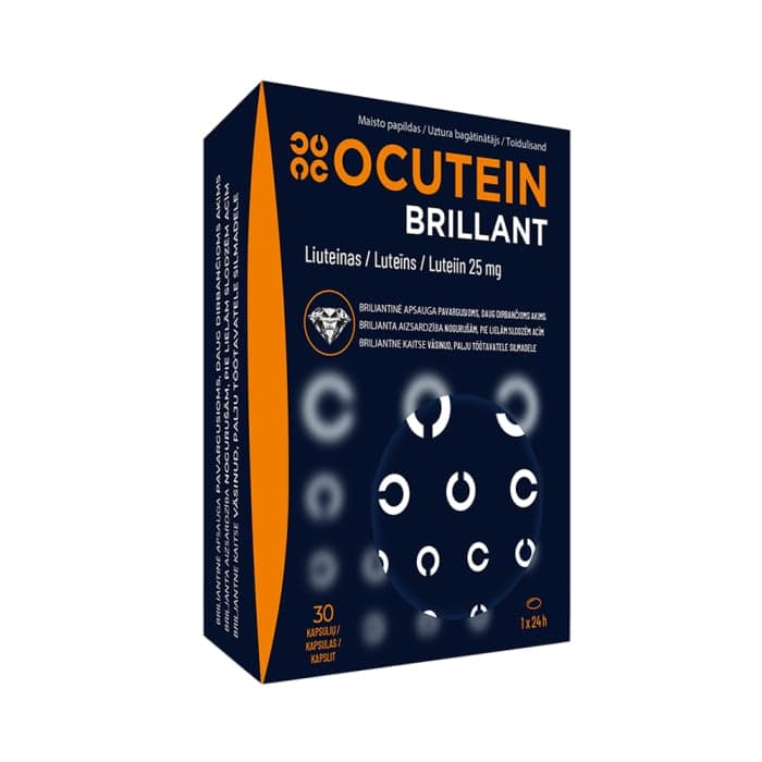 OCUTEIN BRILLANT, 30 kapsulių