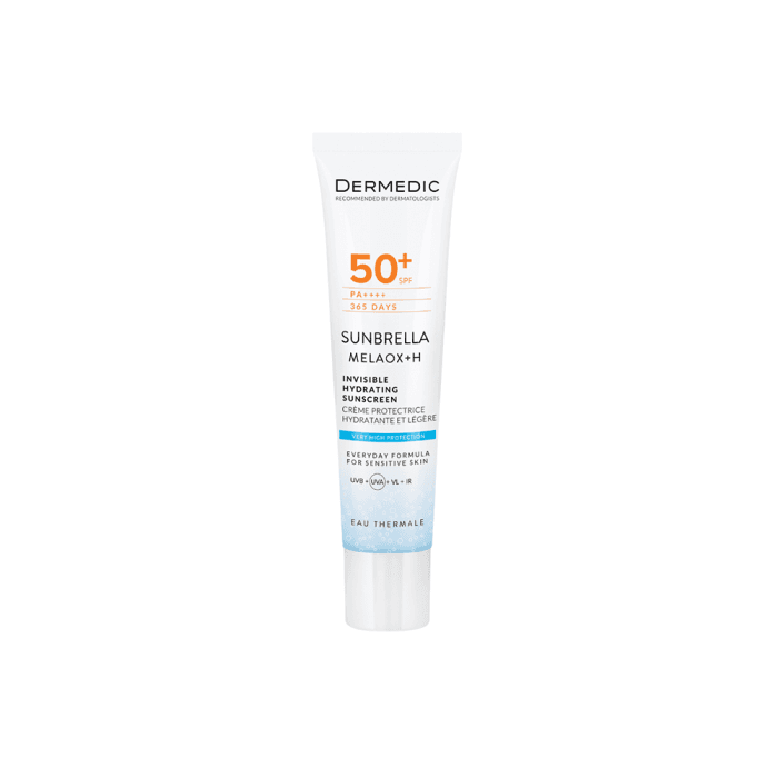 DERMEDIC drėkinamasis apsauginis kremas SPF50+ SUNBRELLA, INVISIBLE, 40 ml