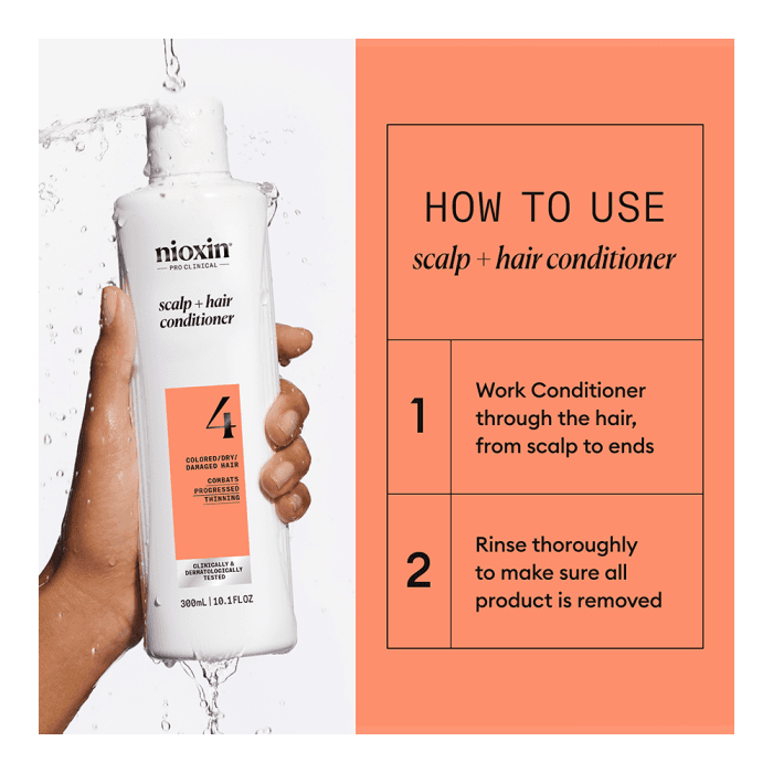 NIOXIN PRO CLINICAL galvos odos ir plaukų kondicionierius SYS4 SCALP & HAIR CONDITIONER, 300 ml-1