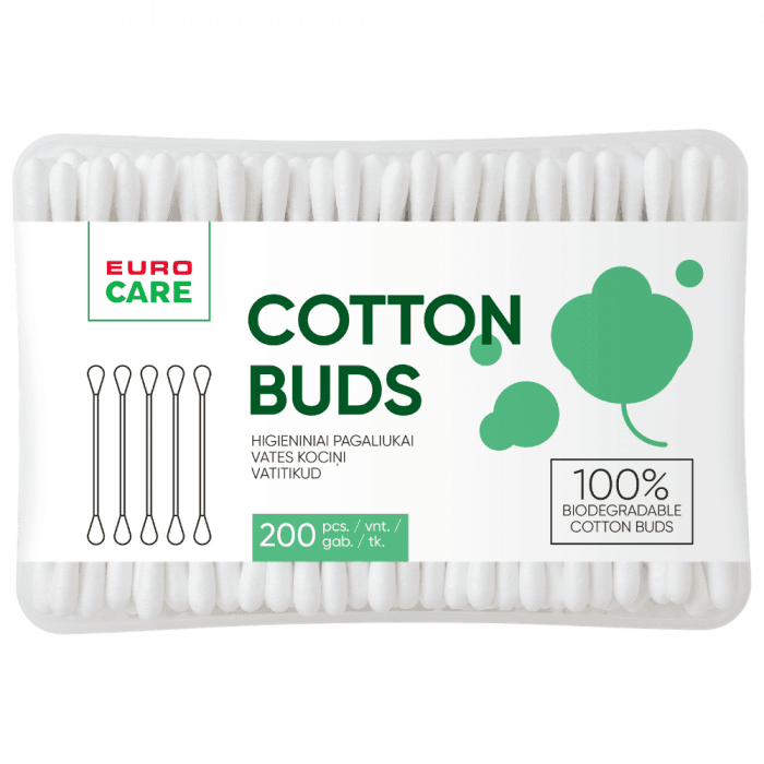 EUROCARE vatos pagaliukai, 200 vnt.
