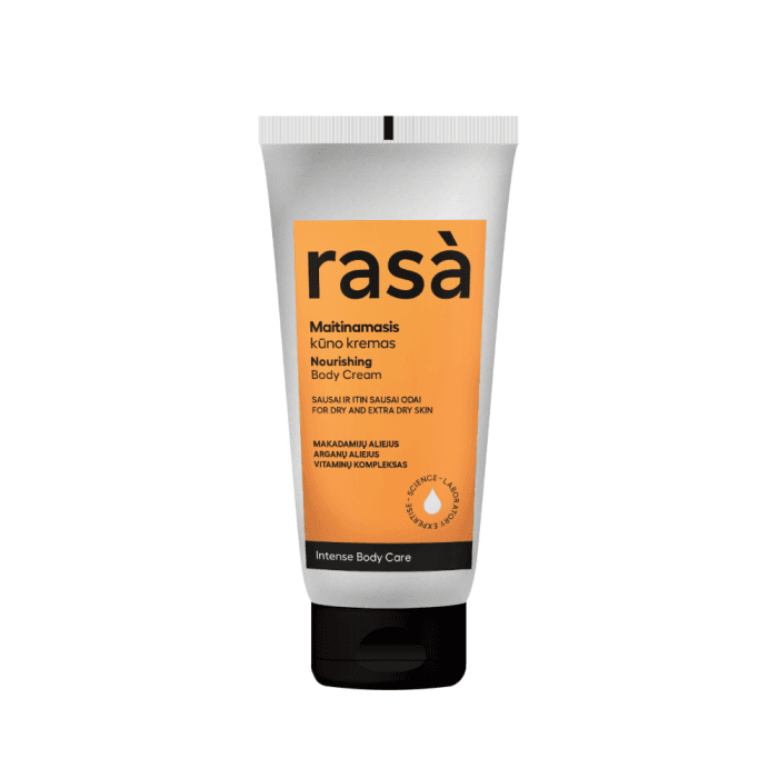 RASA maitinamasis kūno kremas INTENSE BODY CARE, 1 vnt.