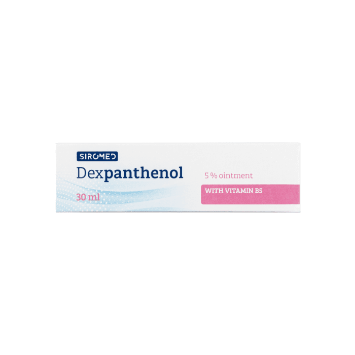 SIROMED tepalas su vitaminu B5 DEXPANTHENOL 5 %, 30 ml-2