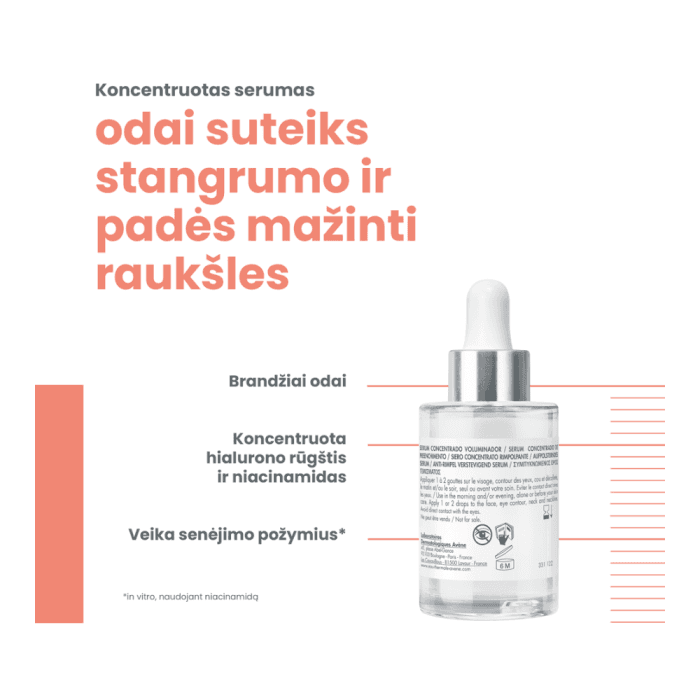 EAU THERMALE AVÈNE koncentruotas serumas brandžiai odai HYALURON ACTIVE B3, 30 ml-2