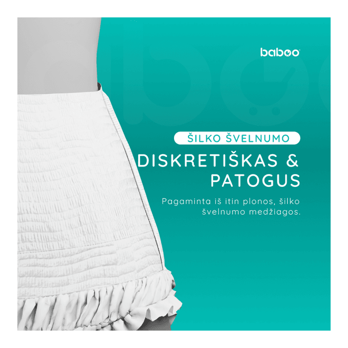 BABOO vienkartinės sugeriančios kelnaitės, XL, 5 vnt.-2
