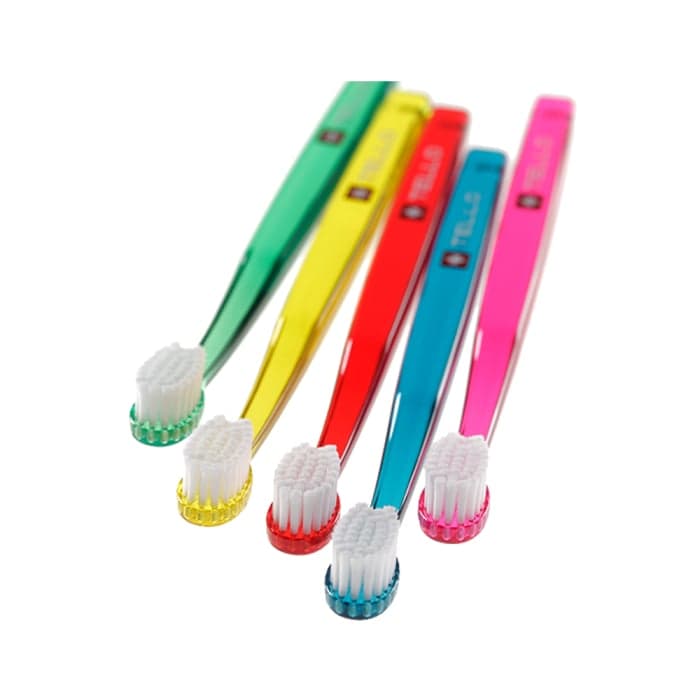 TELLO vaikiškas dantų šepetėlis ULTRA SOFT, nuo 7 m., 1 vnt.-2