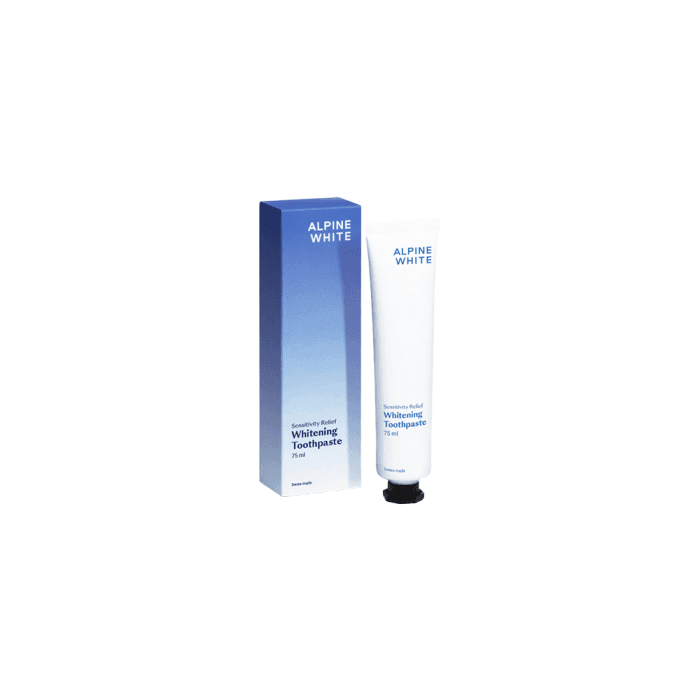 ALPINE WHITE, Sensitivity Relief Balinanti dantų pasta jautrioms dantenoms, 75ml, 75 ml