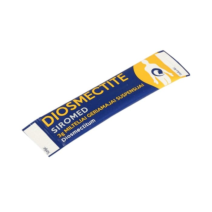 DIOSMECTITE SIROMED 3 g, milteliai geriamajai suspensijai, N10-1