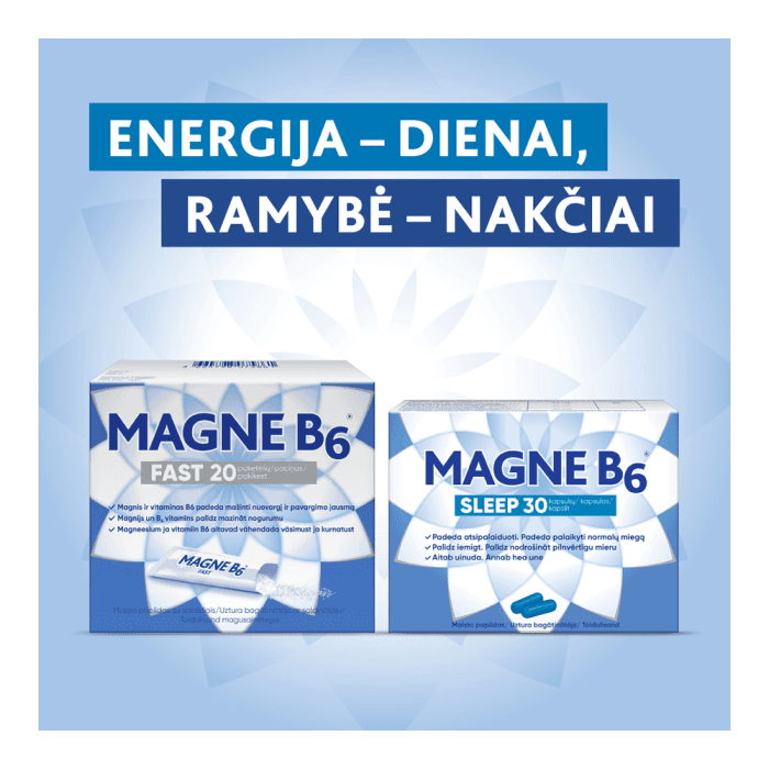 MAGNE B6 SLEEP (magnis miegui), 30 kapsulių-2
